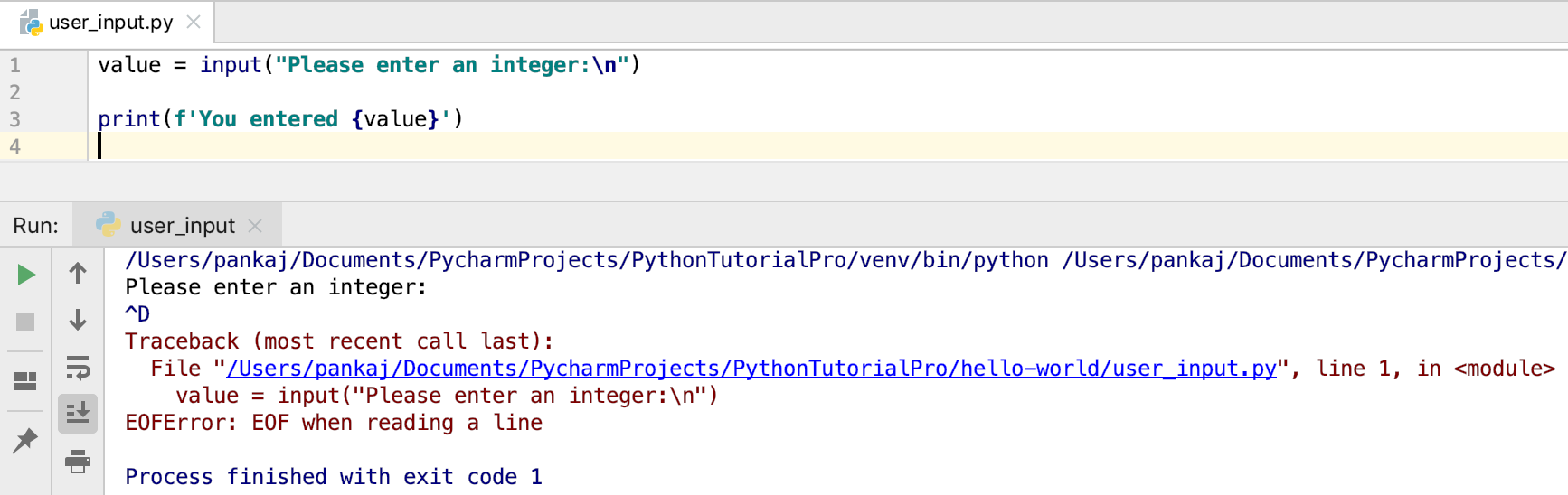 Python User Input from Keyboard - input() function - AskPython