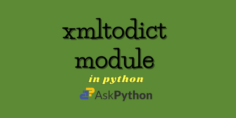 convert xml to json python