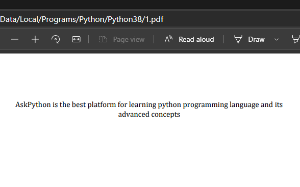 python convert pdf to text