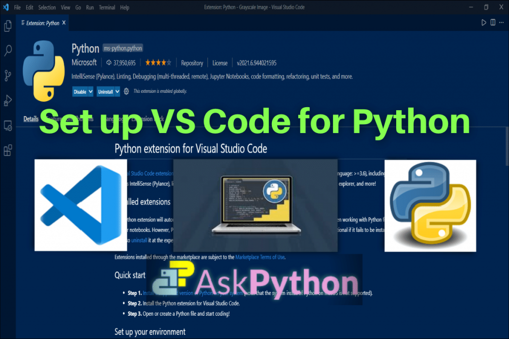 run python in visual studio code