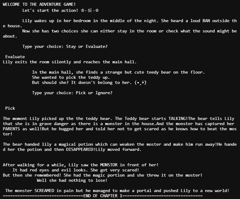 Make your own Text Based Adventure Game in Python3