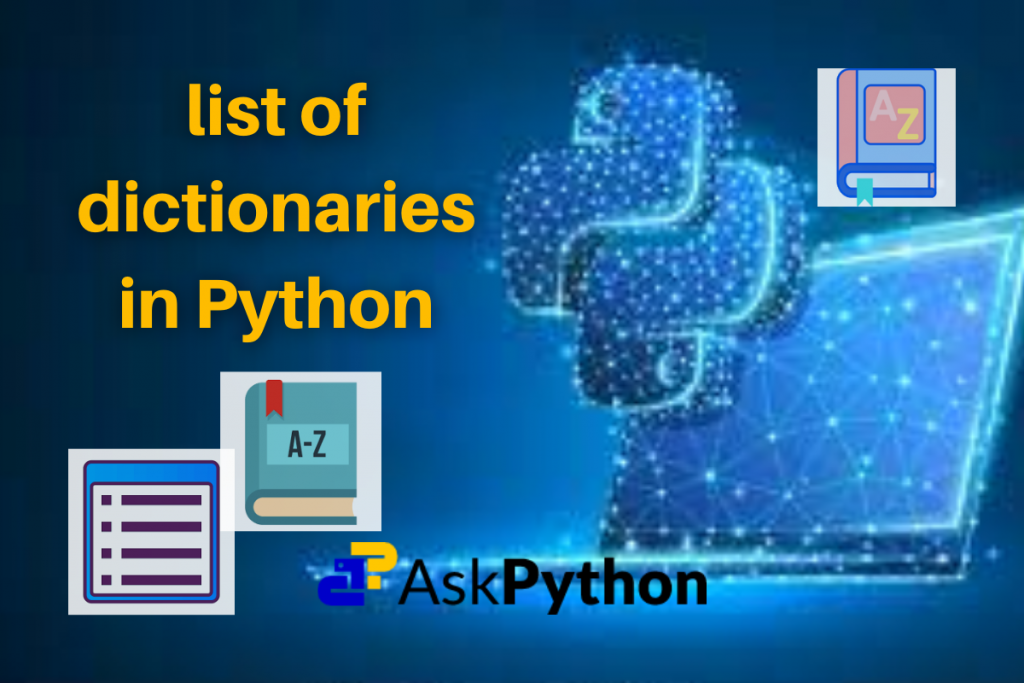 python list dictionary assignment