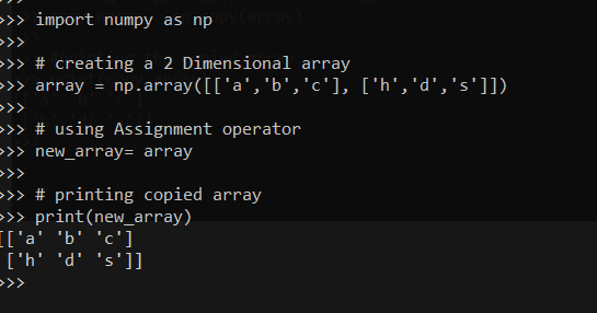 NumPy.copy(): How to Copy NumPy Arrays - AskPython